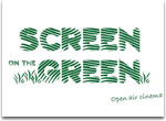 open air film fest / screen on the green