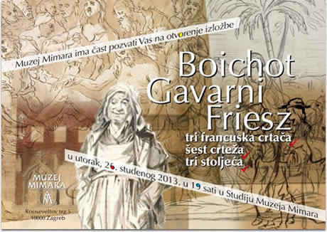 boichot / gavarni / friesz / izložba / muzej mimara