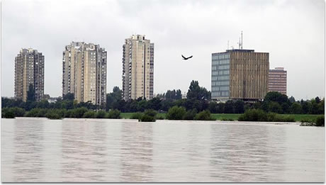 rijeka sava u zagrebu / cvjetno naselje