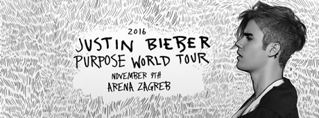 justin bieber / purpose world tour 2016