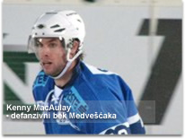 kenny macaulay / khl medveščak / defanzivni bek