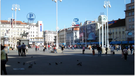 trg bana josipa jelačića, zagreb