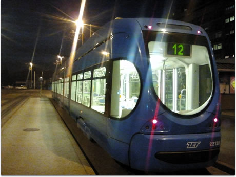 zagrebački tramvaj / okretište ljubljanica, trešnjevka, zagreb