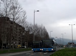 autobusi ZET-a / ulica većeslava holjevca, zagreb