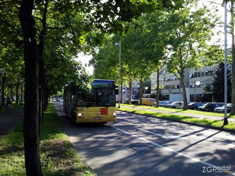 školski autobus ZET-a / ulica sv. mateja, dugave, zagreb