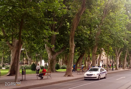 policija / park zrinjevac zagreb