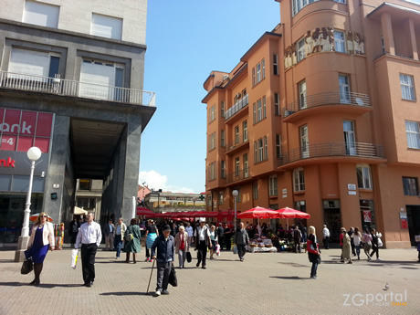 trg bana jelačića, zagreb