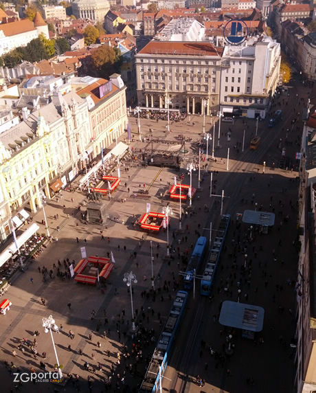 overview / josip jelačić square, zagreb