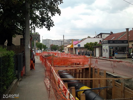 radovi na izmjeni toplinske mreže / kruge, trnje, zagreb