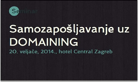 samozapošljavanje / domaining seminar