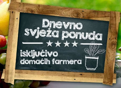 dnevna svježa ponuda / tržnica siget zagreb