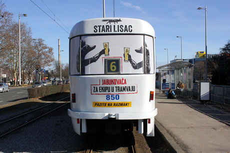 zet-ov tramvaj `šestica` / jabukovača `stari lisac`