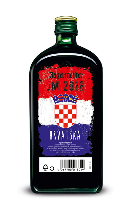 jagermeister bottle croatia / euro 2016