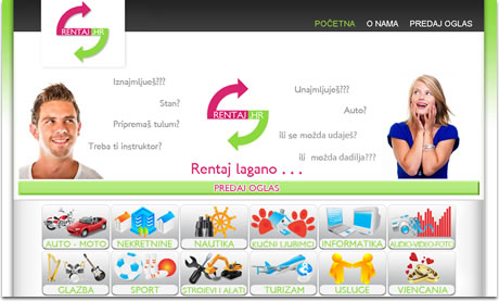 Rentaj.hr - iznajmljivanje i unajmljivanje svih oblika proizvoda i usluga