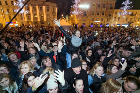 koncert `želim život` / trg bana jelačića, zagreb