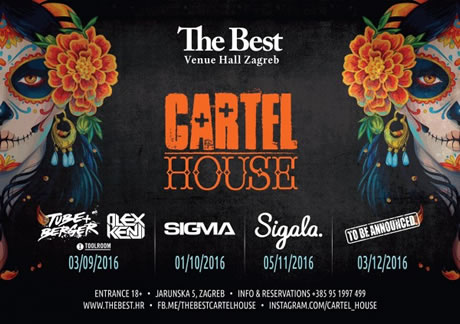 cartel house / best venue hall zagreb