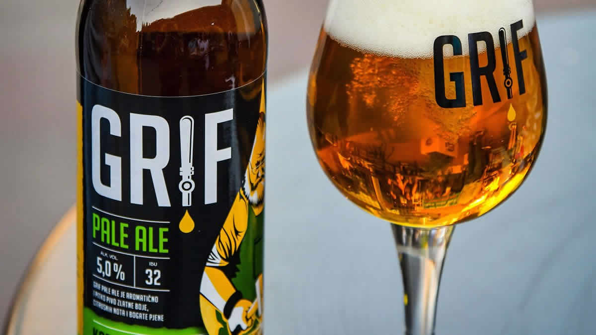 grif pale ale | pivo u boci | 2019.