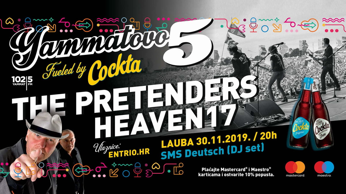 yammatovo 5 | the pretenders & heaven 17 | lauba zagreb | 30.11.2019.