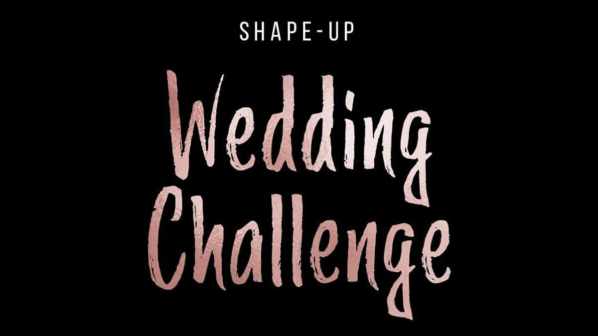 wedding shape up challenge | 2024.