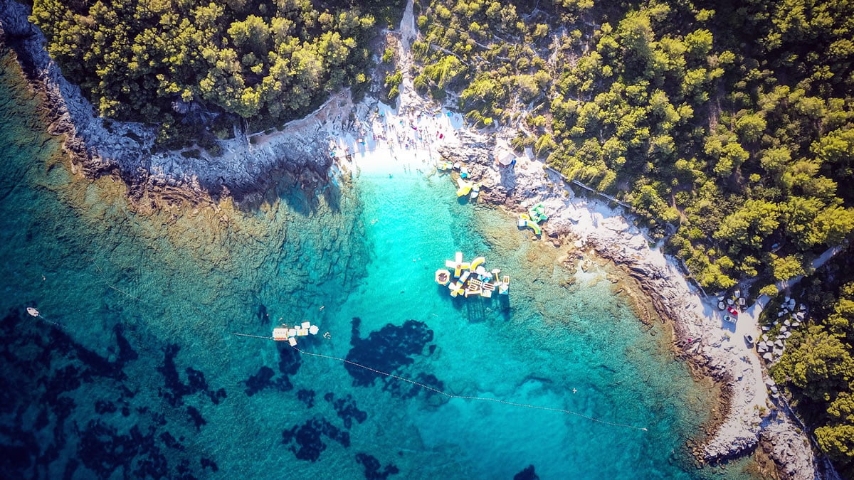 beach "zora", sumartin, brač, croatia - 2019