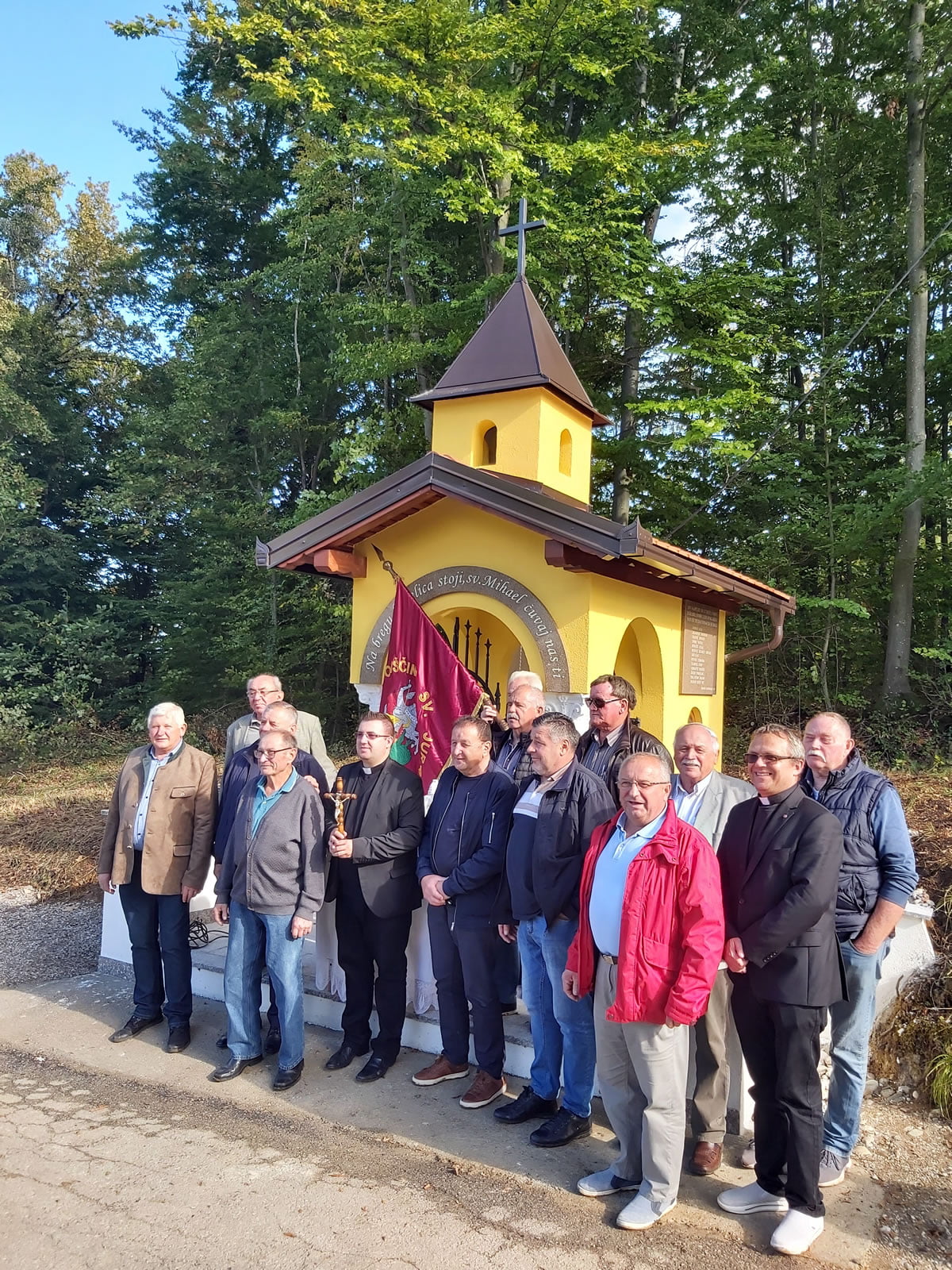 inicijatori gradnje - kapela svetog mihaela - kožlak, samobor - 2020