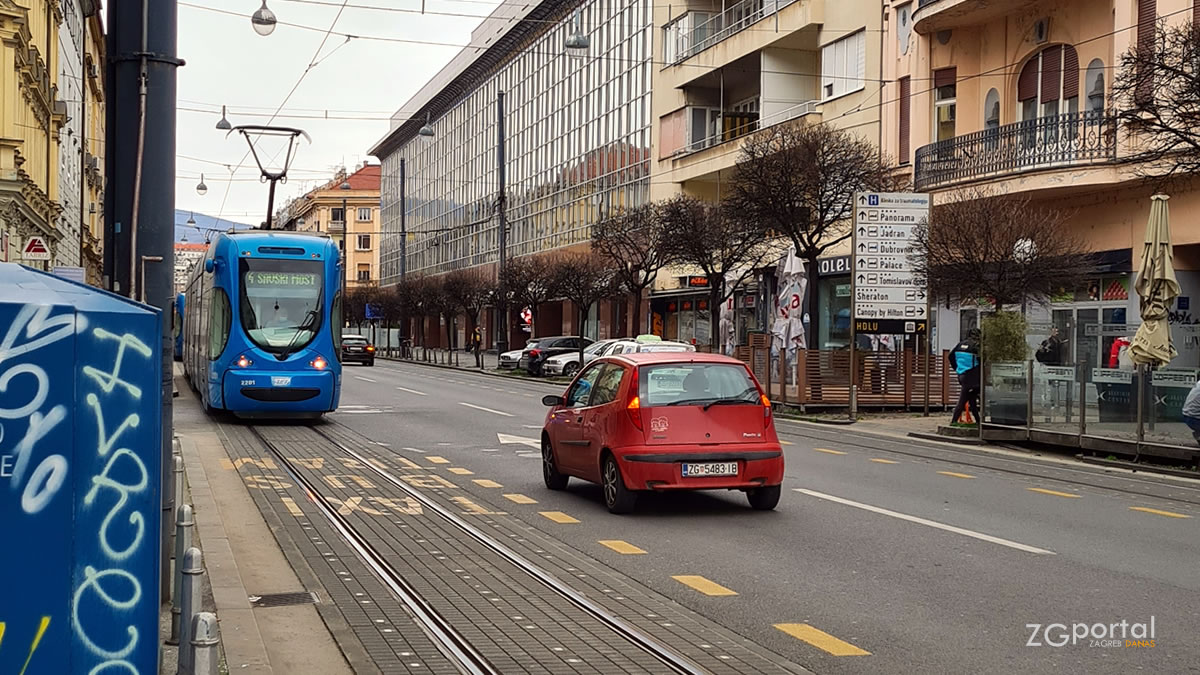 draškovićeva ulica, zagreb / veljača 2021.