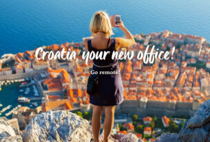 croatia, your new office! go remote! / dubrovnik, croatia / 2021.