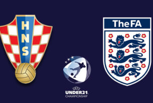 hrvatska - engleska / croatia - england / euro u21 slovenia hungary 2021