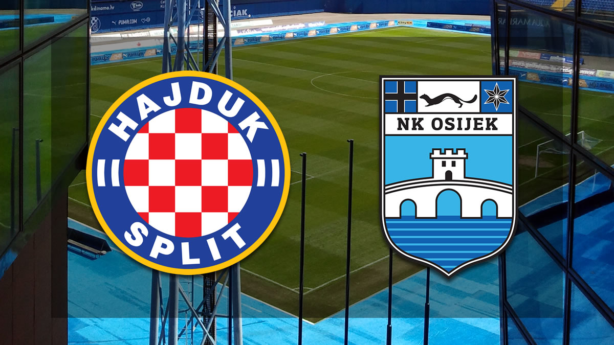 hnk hajduk split - nk osijek | hrvatska nogometna liga