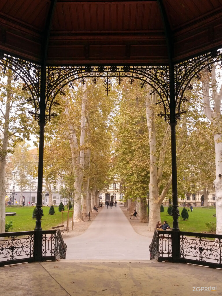 park zrinjevac zagreb - glazbeni paviljon - listopad 2014.