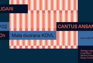 cantus ansambl - sudari | kd lisinski zagreb | 13.02.2023.