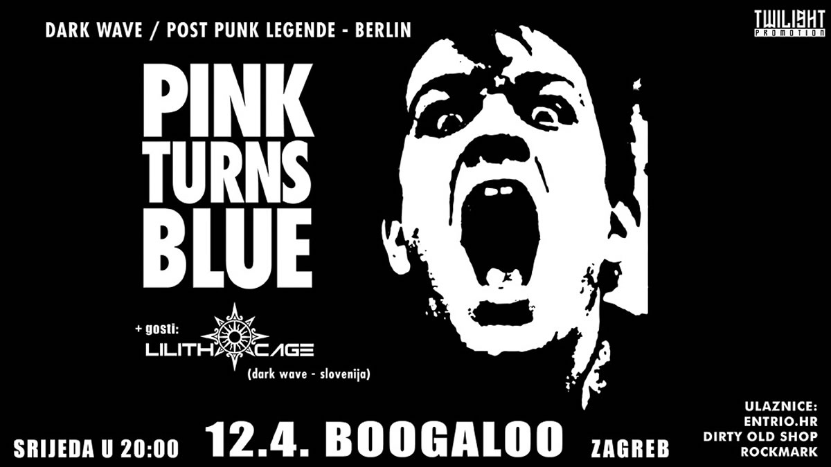 pink turns blue & lilith cage | boogaloo zagreb croatia | 12.04.2023.