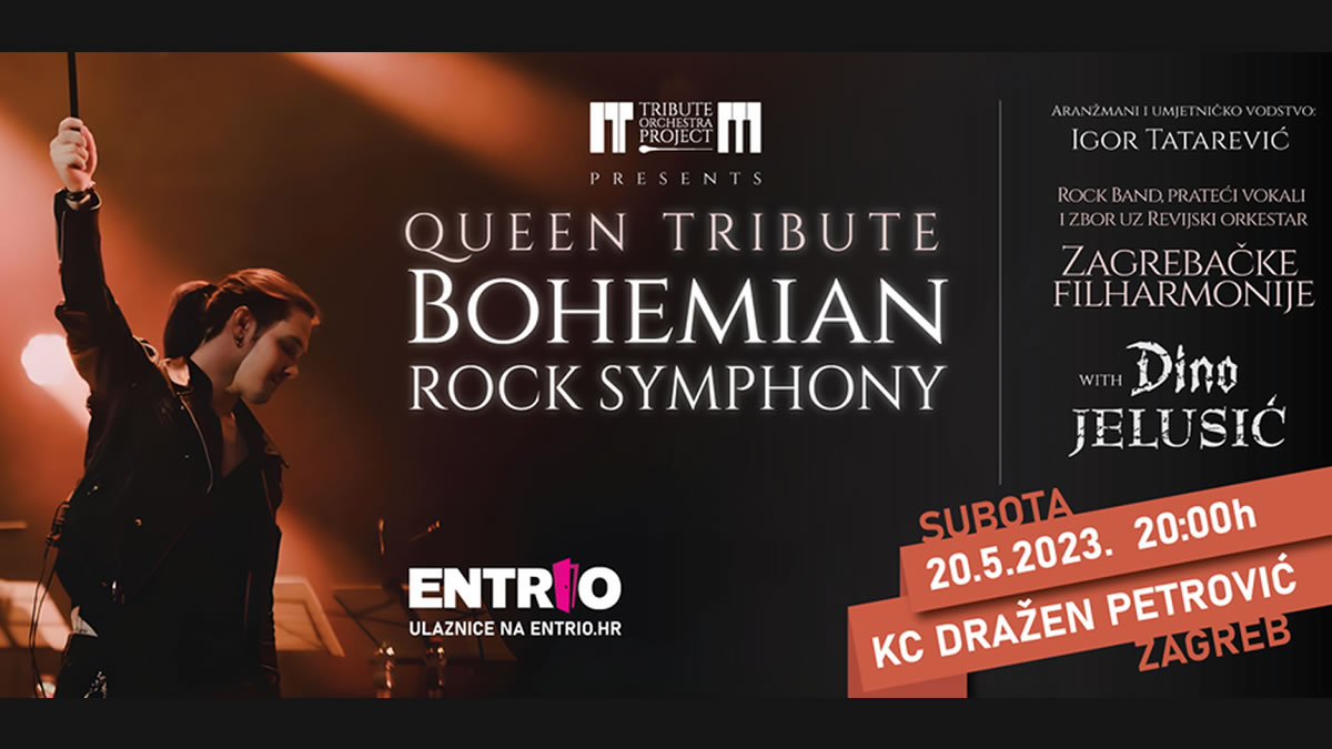 queen: bohemian rock symphony with dino jelušić | kc dražen petrović zagreb | 2023.