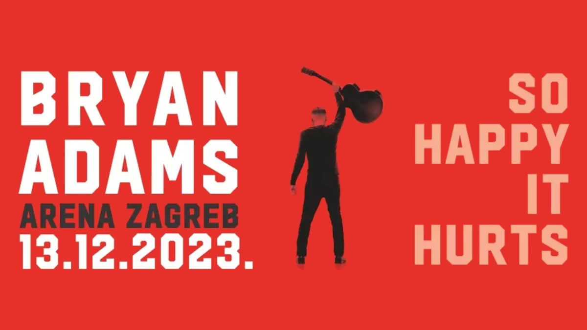 bryan adams - so happy it hurts | arena zagreb | 13.12.2023.