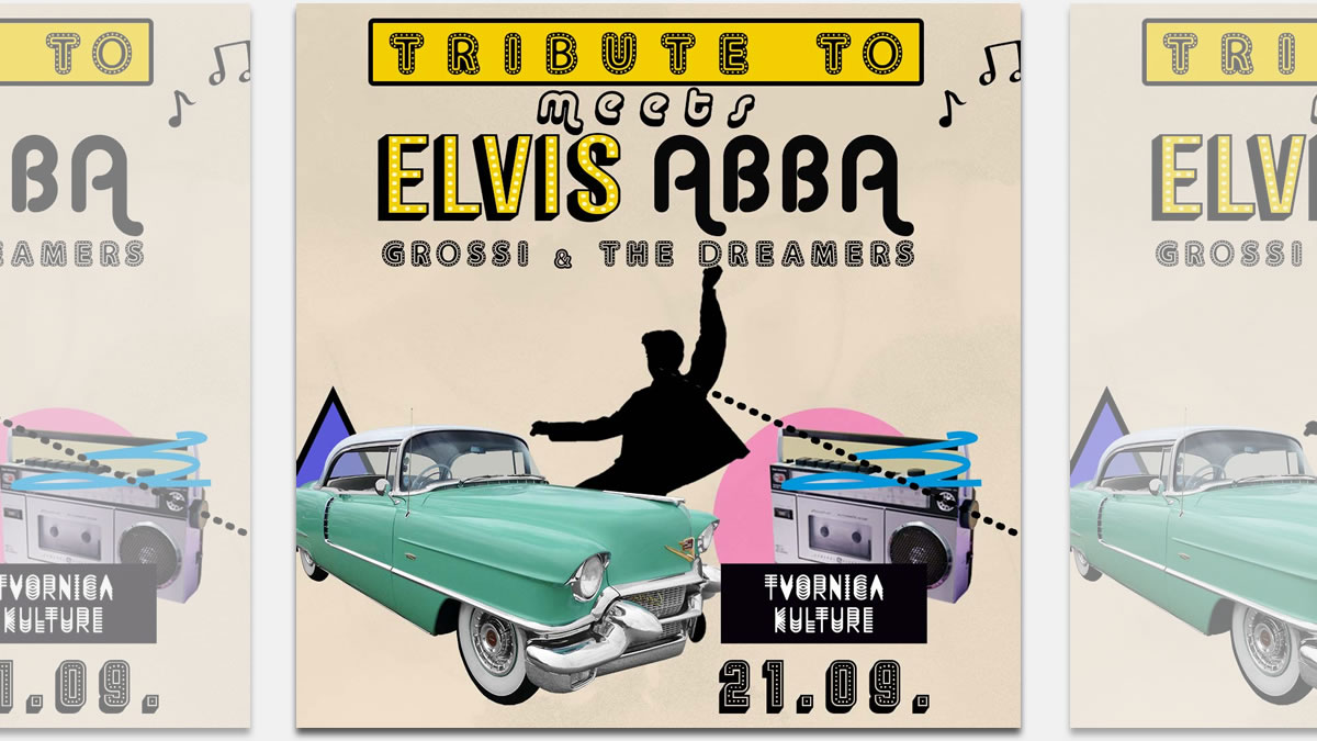 grossi & the dreamers - tribute to elvis meets abba | tvornica kulture zagreb | 21.09.2023.