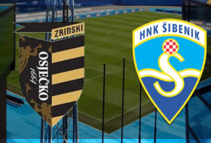 zrinski osijek - šibenik | hrvatska nogometna liga