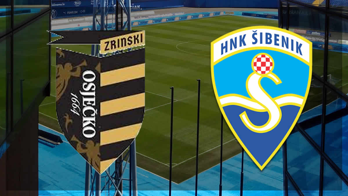 zrinski osijek - šibenik | hrvatska nogometna liga
