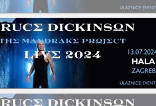 bruce dickinson | the mandrake project | hala zagreb | 2024.