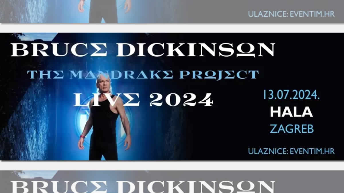 bruce dickinson | the mandrake project | hala zagreb | 2024.