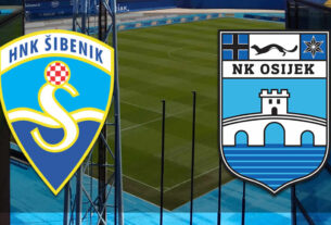 šibenik - osijek | hrvatska nogometna liga