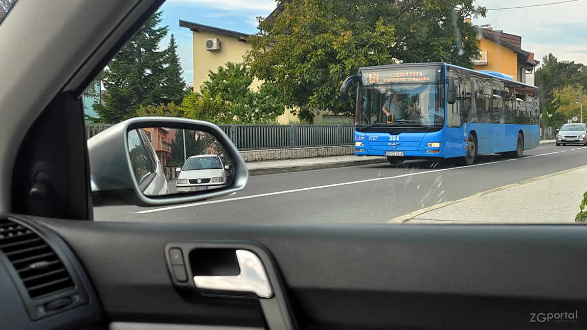 zet zagreb | autobusna linija 121 črnomerec - karažnik | 26.09.2024.