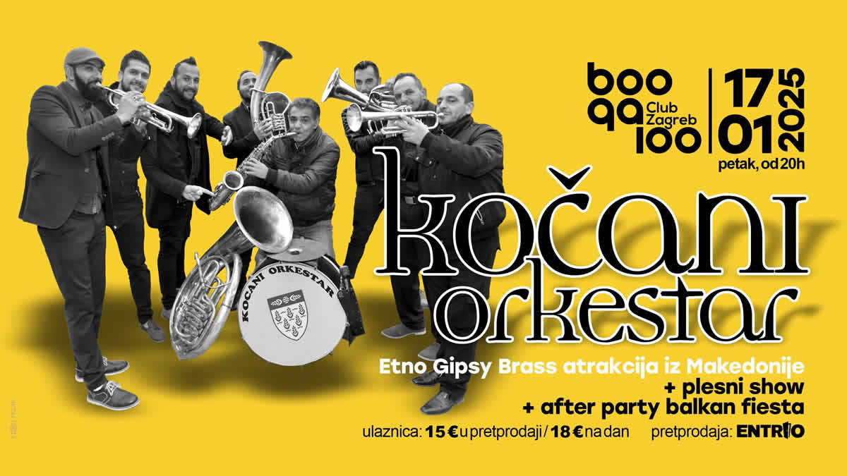 kočani orkestar | boogaloo zagreb | 17.01.2025.