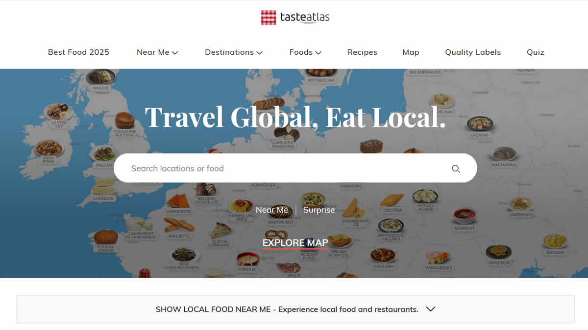 tasteatlas | gastro portal | 2025.