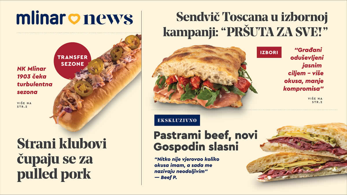 mlinar news | toscana sendvič & pastrami beef | 2025.